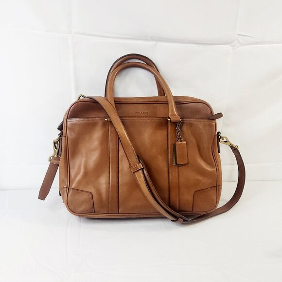 Vintage Coach Bleeker Commuter Briefcase with Detatchable Cross Body Strap - Picture 1 of 6